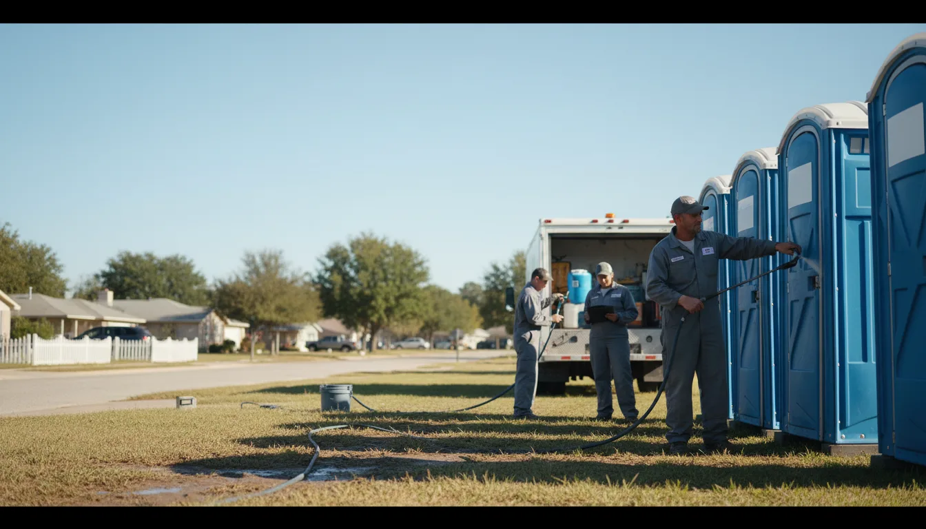 Long-Term Portable Toilet Rental in Denhoff, ND near me